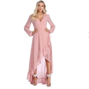 Chiffon Wrap Dress